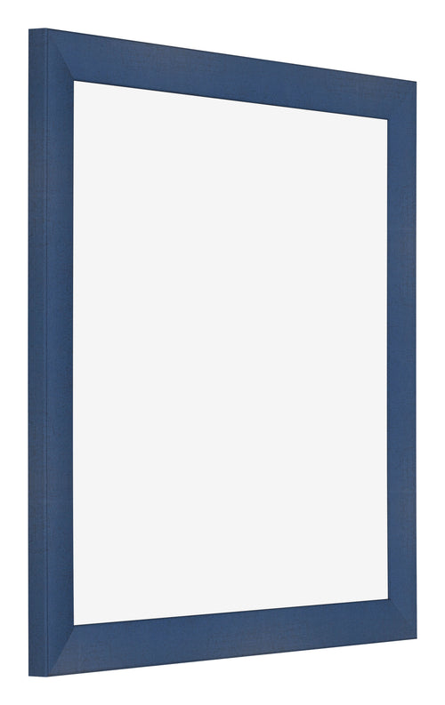 Bilderrahmen 50x50cm Dunkelblau Gewischt MDF Pisa Vorne Schrag | Yourdecoration.de