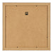 Bilderrahmen 50x50cm Eiche Rustikal MDF Pisa Ruckseite | Yourdecoration.de