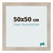 Bilderrahmen 50x50cm Eiche Rustikal MDF Pisa Vorne Messe | Yourdecoration.de