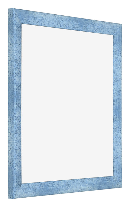 Bilderrahmen 50x50cm Hellblau Gewischt MDF Pisa Vorne Schrag | Yourdecoration.de