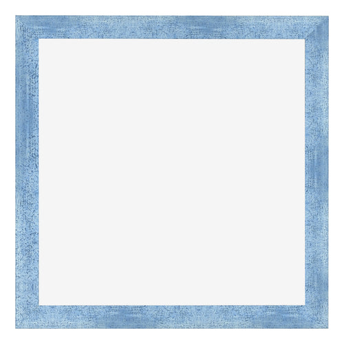 Bilderrahmen 50x50cm Hellblau Gewischt MDF Pisa Vorne | Yourdecoration.de