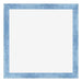 Bilderrahmen 50x50cm Hellblau Gewischt MDF Pisa Vorne | Yourdecoration.de