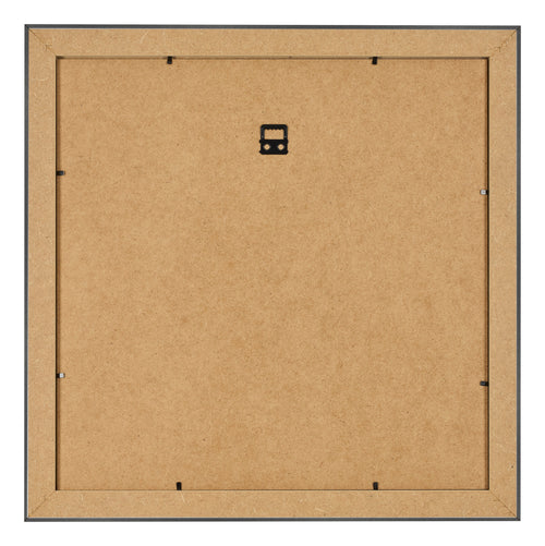 Bilderrahmen 50x50cm Schwarz Silber Poliert MDF Pisa Ruckseite | Yourdecoration.de