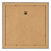 Bilderrahmen 50x50cm Schwarz Silber Poliert MDF Pisa Ruckseite | Yourdecoration.de