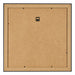 Bilderrahmen 50x50cm Schwarz Silber Poliert MDF Pisa Ruckseite | Yourdecoration.de