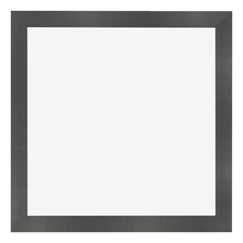 Bilderrahmen 50x50cm Schwarz Silber Poliert MDF Pisa Vorne | Yourdecoration.de
