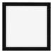 Bilderrahmen 50x50cm Schwarz Silber Poliert MDF Pisa Vorne | Yourdecoration.de