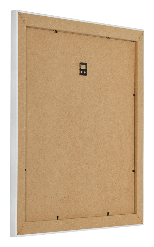 Bilderrahmen 50x50cm Silber Schwarz Gewischt MDF Pisa Ruckseite Schrag | Yourdecoration.de