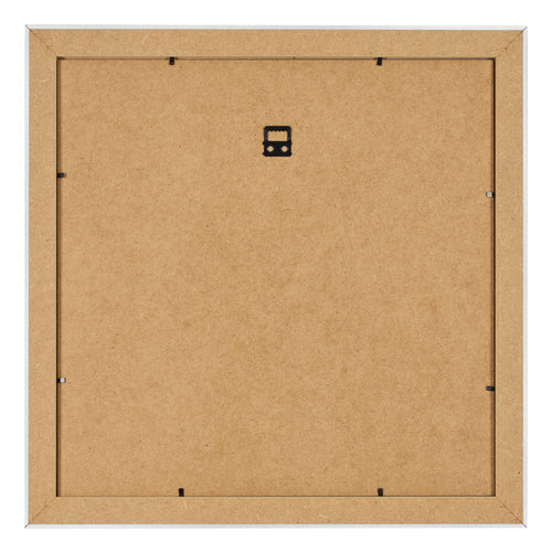 Bilderrahmen 50x50cm Silber Schwarz Gewischt MDF Pisa Ruckseite | Yourdecoration.de