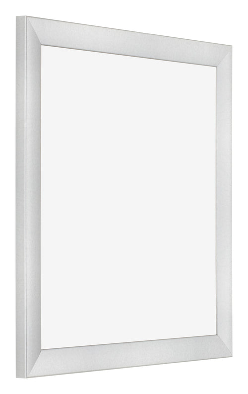 Bilderrahmen 50x50cm Silber Schwarz Gewischt MDF Pisa Vorne Schrag | Yourdecoration.de