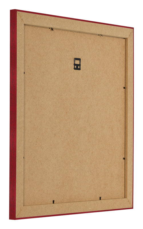 Bilderrahmen 50x50cm Weinrot Gewischt MDF Pisa Ruckseite Schrag | Yourdecoration.de