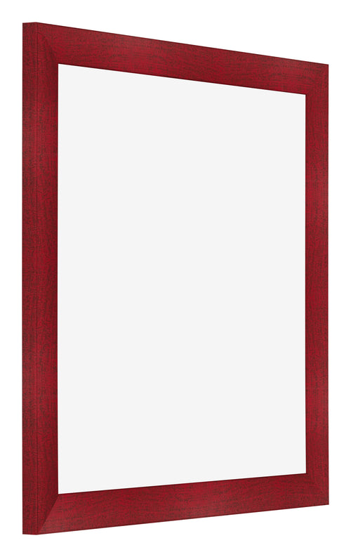 Bilderrahmen 50x50cm Weinrot Gewischt MDF Pisa Vorne Schrag | Yourdecoration.de