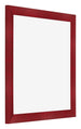 Bilderrahmen 50x50cm Weinrot Gewischt MDF Pisa Vorne Schrag | Yourdecoration.de
