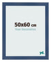 Bilderrahmen 50x60cm Dunkelblau Gewischt MDF Pisa Vorne Messe | Yourdecoration.de