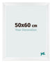 Bilderrahmen 50x60cm Weiß Vintage MDF Pisa Vorne Messe | Yourdecoration.de