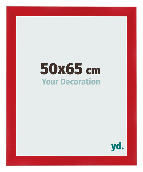 Bilderrahmen 50x65cm Rot MDF Pisa Vorne Messe | Yourdecoration.de
