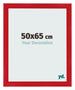 Bilderrahmen 50x65cm Rot MDF Pisa Vorne Messe | Yourdecoration.de