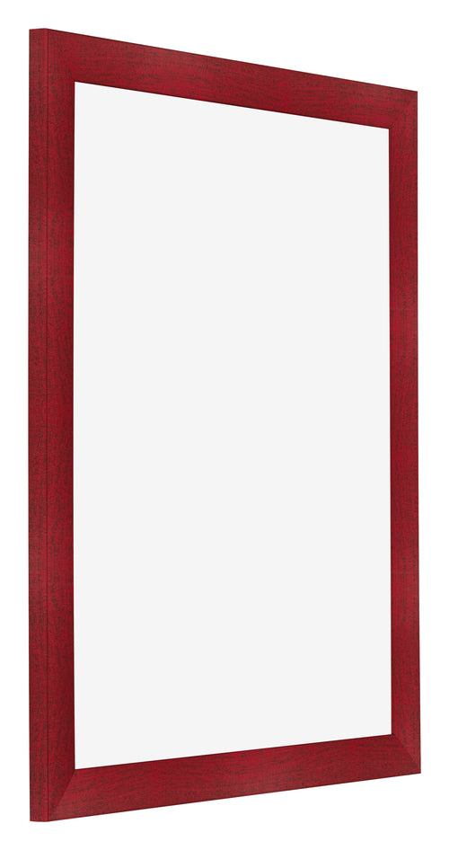 Bilderrahmen 50x65cm Weinrot Gewischt MDF Pisa Vorne Schrag | Yourdecoration.de