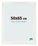 Bilderrahmen 50x65cm Weiß Vintage MDF Pisa Vorne Messe | Yourdecoration.de
