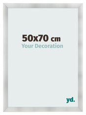 Bilderrahmen 50x70cm Aluminium Gebürstet MDF Pisa Vorne Messe | Yourdecoration.de