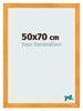 Bilderrahmen 50x70cm Orange MDF Pisa Vorne Messe | Yourdecoration.de