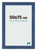 Bilderrahmen 50x75cm Dunkelblau Gewischt MDF Pisa Vorne Messe | Yourdecoration.de