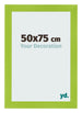 Bilderrahmen 50x75cm Grün MDF Pisa Vorne Messe | Yourdecoration.de