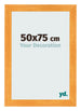Bilderrahmen 50x75cm Orange MDF Pisa Vorne Messe | Yourdecoration.de