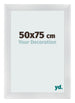 Bilderrahmen 50x75cm Silber Schwarz Gewischt MDF Pisa Vorne Messe | Yourdecoration.de