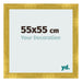 Bilderrahmen 55x55cm Gold Vintage MDF Pisa Vorne Messe | Yourdecoration.de