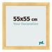 Bilderrahmen 55x55cm Gold Vintage MDF Pisa Vorne Messe | Yourdecoration.de