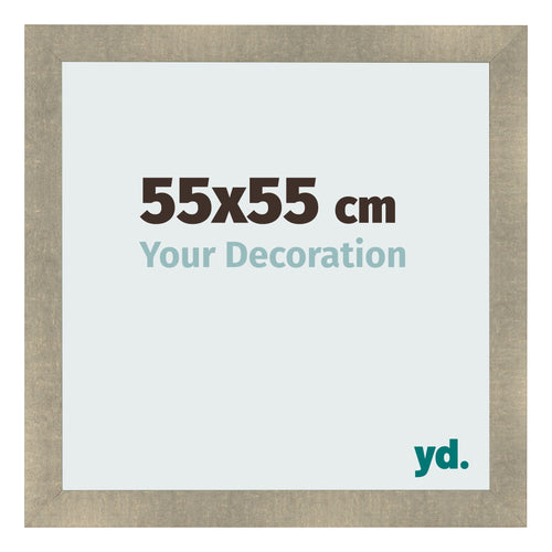 Bilderrahmen 55x55cm Gold Vintage MDF Pisa Vorne Messe | Yourdecoration.de