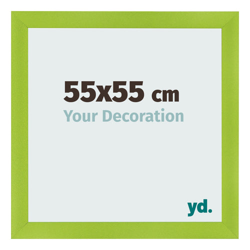 Bilderrahmen 55x55cm Grün MDF Pisa Vorne Messe | Yourdecoration.de