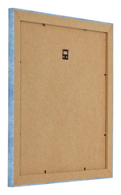 Bilderrahmen 55x55cm Hellblau Gewischt MDF Pisa Ruckseite Schrag | Yourdecoration.de