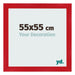Bilderrahmen 55x55cm Rot MDF Pisa Vorne Messe | Yourdecoration.de