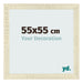 Bilderrahmen 55x55cm Sonoma Eiche MDF Pisa Vorne Messe | Yourdecoration.de