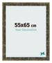 Bilderrahmen 55x65cm Blau Gold Meliert MDF Pisa Vorne Messe | Yourdecoration.de
