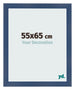 Bilderrahmen 55x65cm Dunkelblau Gewischt MDF Pisa Vorne Messe | Yourdecoration.de