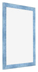 Bilderrahmen 55x65cm Hellblau Gewischt MDF Pisa Vorne Schrag | Yourdecoration.de