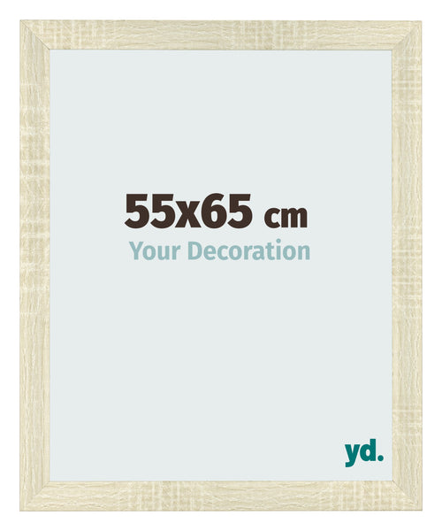 Bilderrahmen 55x65cm Sonoma Eiche MDF Pisa Vorne Messe | Yourdecoration.de