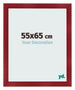 Bilderrahmen 55x65cm Weinrot Gewischt MDF Pisa Vorne Messe | Yourdecoration.de