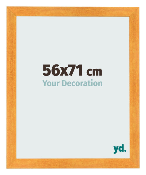 Bilderrahmen 56x71cm Orange MDF Pisa Vorne Messe | Yourdecoration.de