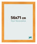 Bilderrahmen 56x71cm Orange MDF Pisa Vorne Messe | Yourdecoration.de