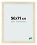 Bilderrahmen 56x71cm Sonoma Eiche MDF Pisa Vorne Messe | Yourdecoration.de