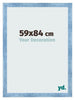 Bilderrahmen 59x84cm Hellblau Gewischt MDF Pisa Vorne Messe | Yourdecoration.de