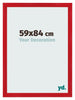 Bilderrahmen 59x84cm Rot MDF Pisa Vorne Messe | Yourdecoration.de