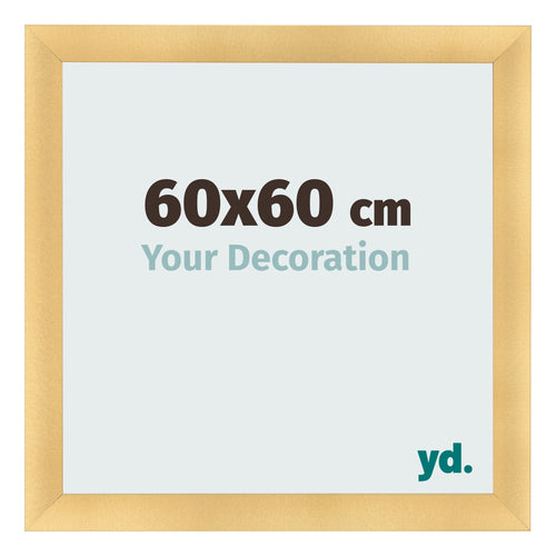 Bilderrahmen 60x60cm Gold Vintage MDF Pisa Vorne Messe | Yourdecoration.de