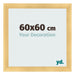 Bilderrahmen 60x60cm Gold Vintage MDF Pisa Vorne Messe | Yourdecoration.de