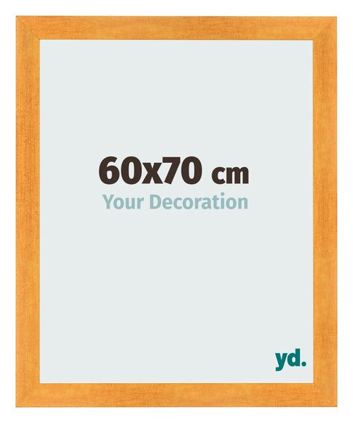 Bilderrahmen 60x70cm Orange MDF Pisa Vorne Messe | Yourdecoration.de