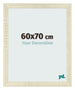 Bilderrahmen 60x70cm Sonoma Eiche MDF Pisa Vorne Messe | Yourdecoration.de